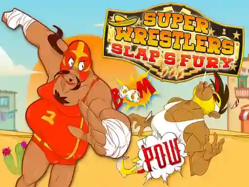 Gêm Super Wrestlers : Slaps Fury ar-lein