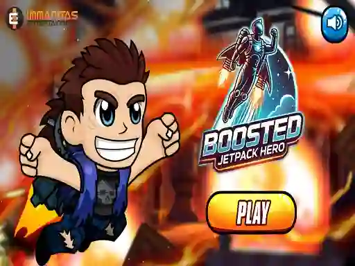 Gêm Boosted Jetpack Hero ar-lein