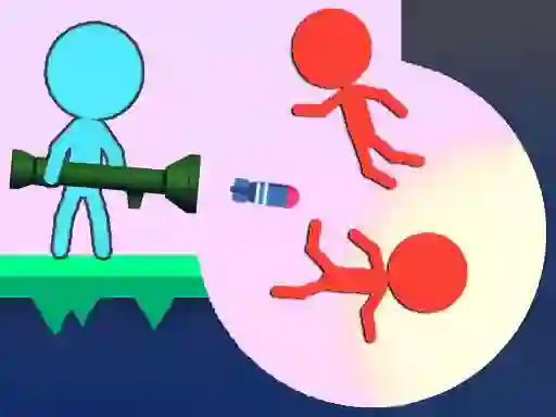Gêm Stickman Bullets Ragdoll ar-lein