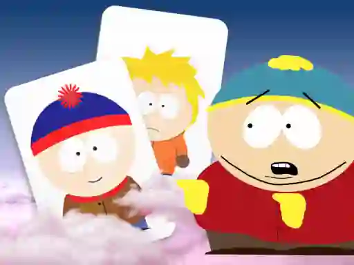 Gêm South Park memory card match ar-lein