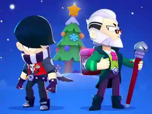 Gêm Brawl Stars Christmas Coloring ar-lein