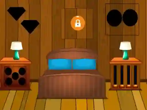 Gêm Log House Escape ar-lein