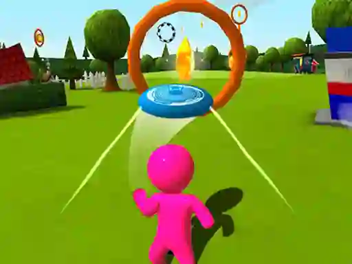 Gêm Frisbee 3D ar-lein