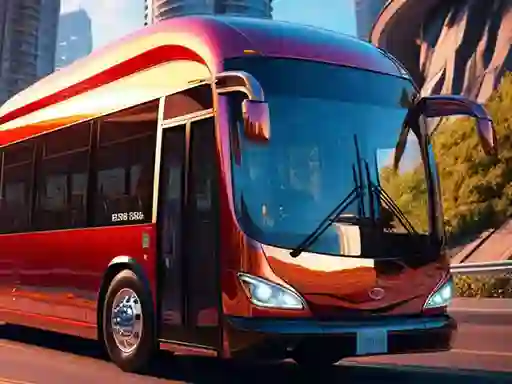 Gêm Bus Simulator Real Bus driving ar-lein