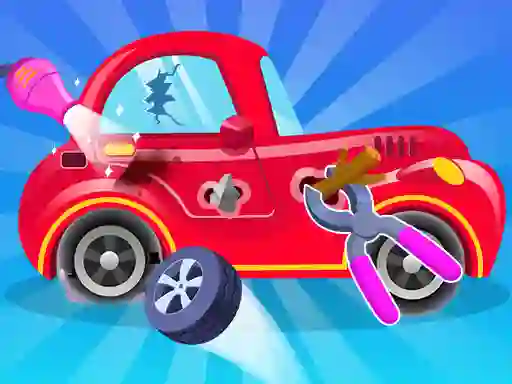 Gêm Car Care Repair DuDu Mechanic ar-lein