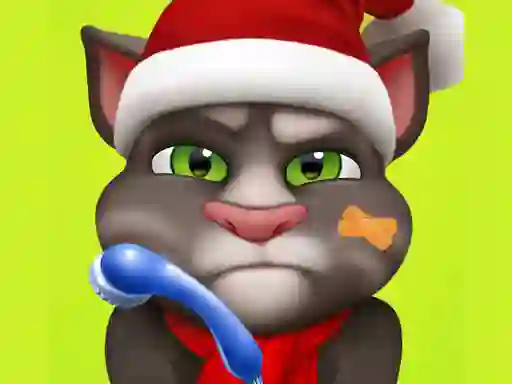 Gêm Talking Tom care Injured ar-lein