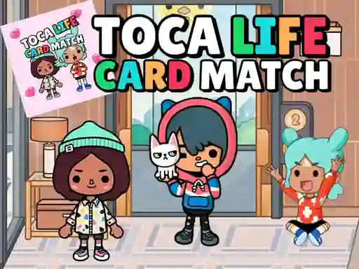 Gêm Toca Life Memory Card Match ar-lein