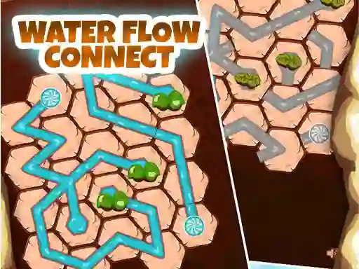 Gêm Water Flow Connect ar-lein