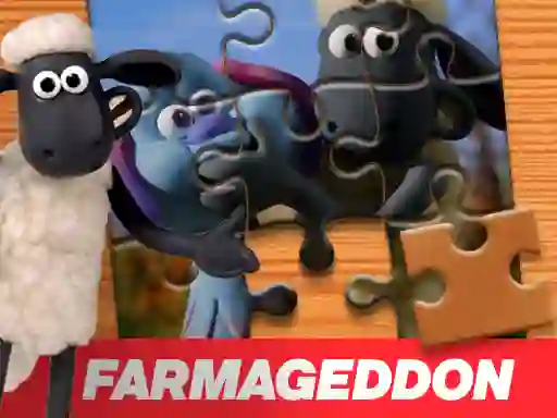 Gêm  A Shaun the Sheep Movie Farmageddon Jigsaw Puzzle ar-lein