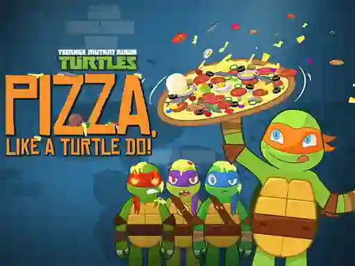 Gêm Ninja Turtles: Pizza Like A Turtle Do! ar-lein