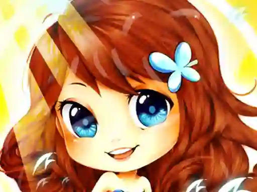 Gêm Fantasy Cinderella Dress Up ar-lein