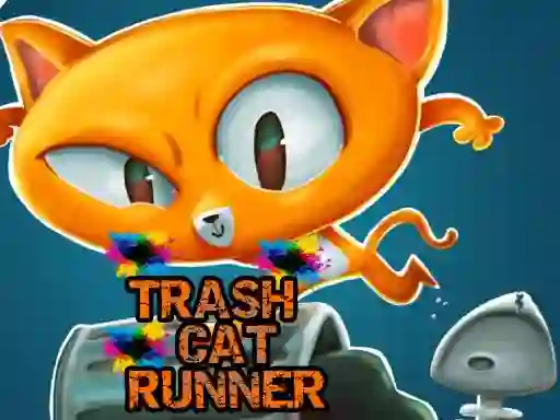 Gêm Trash Cat Runner ar-lein