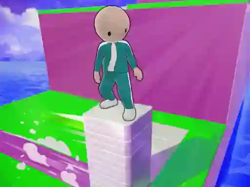 Gêm Squid Stacky Maze ar-lein