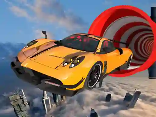 Gêm Amazing Car Stunt Track ar-lein