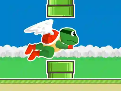 Gêm Flappy Turtle ar-lein
