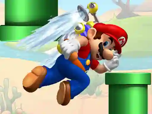 Gêm Super Flappy Mario ar-lein