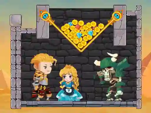 Gêm Hero Rescue Pull The Pin ar-lein