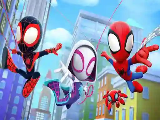 Gêm Spidey and his Amazing Friends Swing Into Action! ar-lein