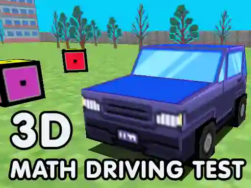 Gêm 3D Math Driving Test ar-lein