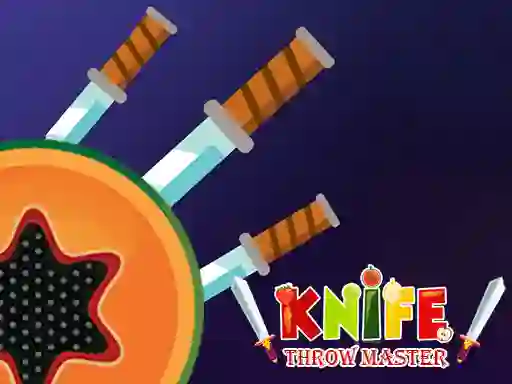 Gêm Knife Throw Master ar-lein