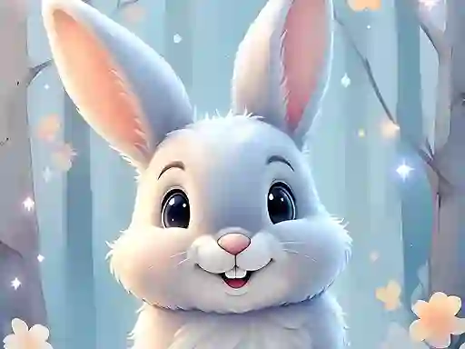 Gêm Easter Bunny Coloring Book ar-lein