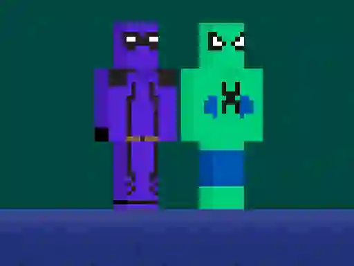 Gêm Noobpool & NoobSpider ar-lein