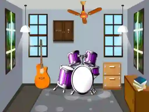 Gêm Musician House Escape ar-lein
