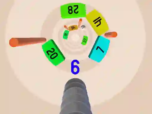 Gêm Snake vs Balls ar-lein