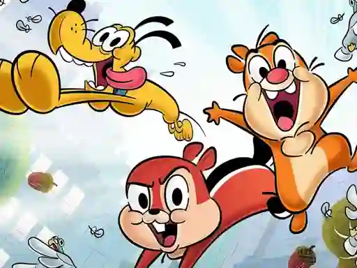Gêm Chip and Dale 2021 Slide ar-lein