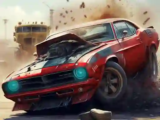 Gêm Extreme Car Crush ar-lein