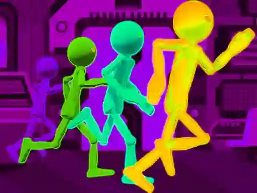 Gêm Stickman Escape Parkour ar-lein