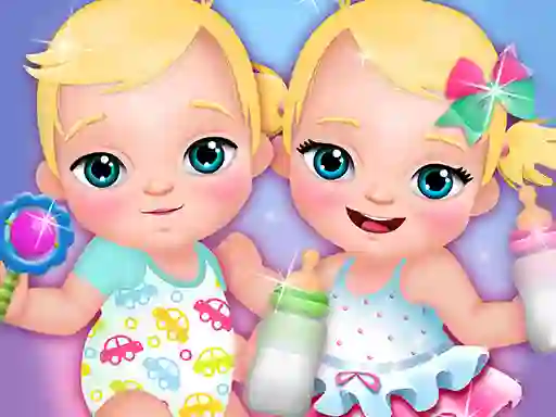 Gêm My New Baby Twins ar-lein