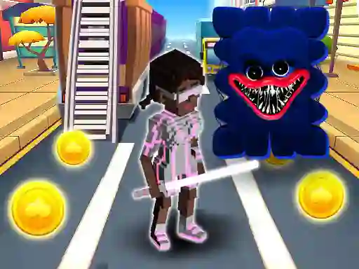 Gêm City Runner 3D.io ar-lein