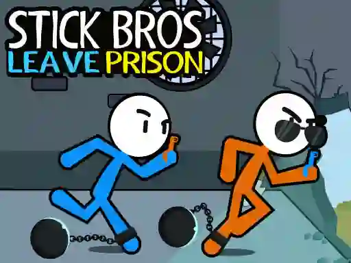 Gêm Stick Bros Leave Prison ar-lein