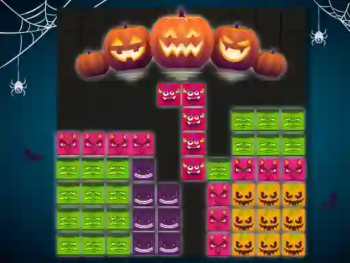 Gêm Blocks Puzzle Halloween ar-lein