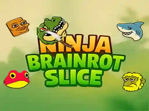Gêm Ninja brainrot Slice ar-lein