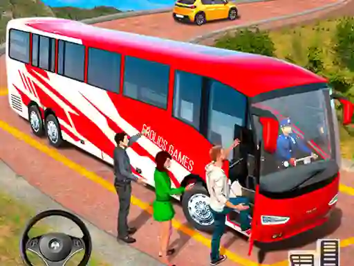 Gêm Modern Bus Simulator New Parking Games ar-lein