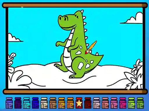 Gêm Super Game Coloring ar-lein
