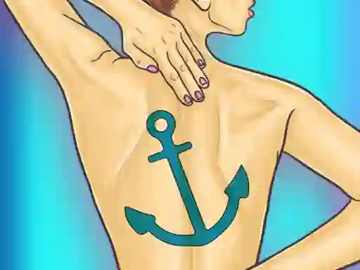 Gêm Tattoo Drawing ar-lein