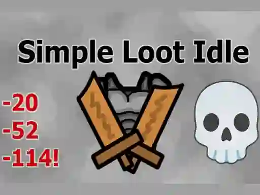 Gêm Simple Loot Idle ar-lein
