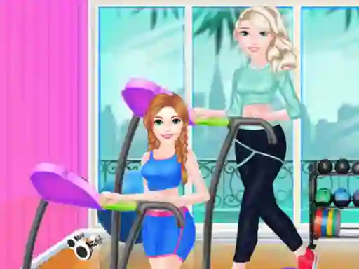 Gêm Friends Fat To Fit Day ar-lein