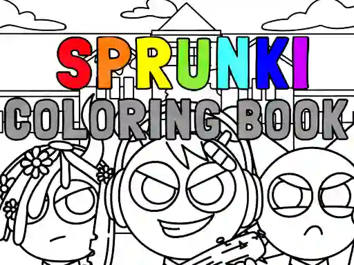 Gêm Sprunki Coloring Book ar-lein