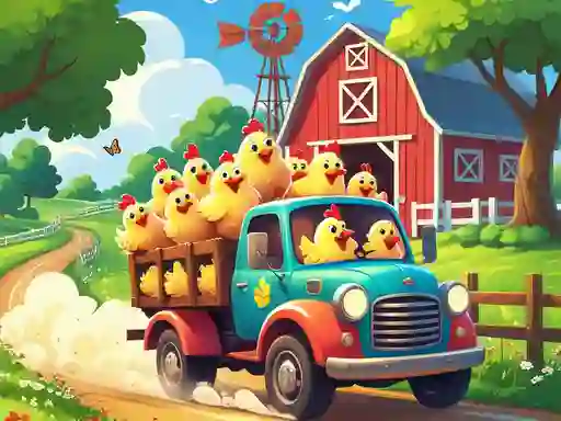 Gêm CluckNRun ar-lein
