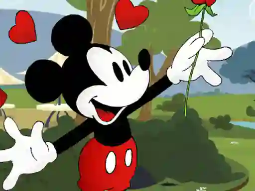 Gêm Mickey Mouse Slide ar-lein