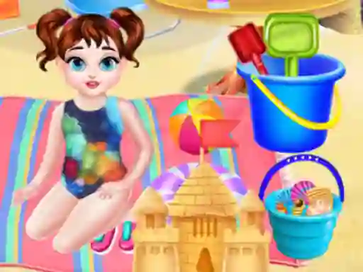 Gêm Baby Taylor At Beach ar-lein