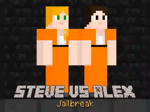 Gêm Steve vs Alex Jailbreak ar-lein
