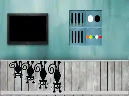 Gêm Kitty House Escape ar-lein