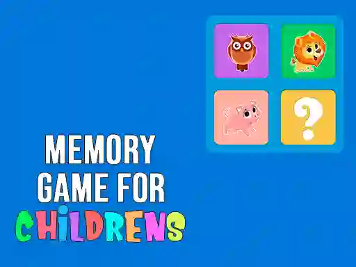 Gêm Memory Game for Childrens ar-lein