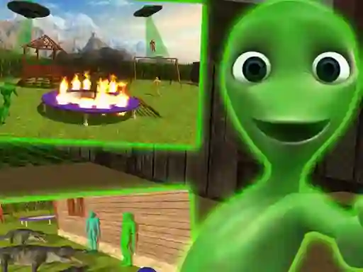 Gêm Alien Escape! ar-lein