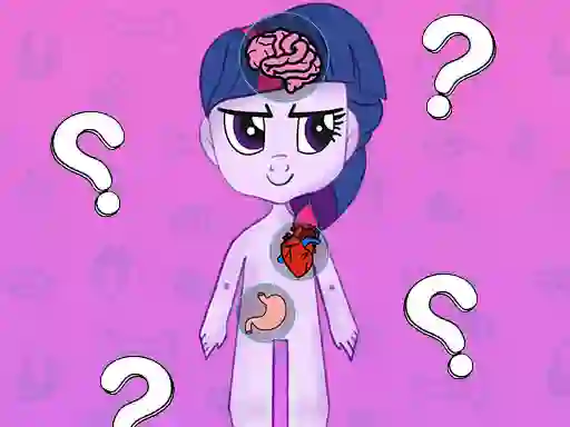 Gêm My Little Pony Learning The Body ar-lein